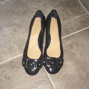 Navy Nine West Kitten Heels